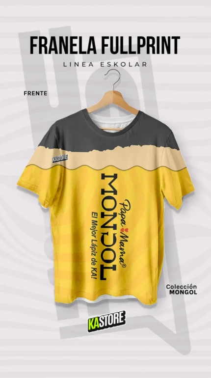Franela FullPrint - Mongol