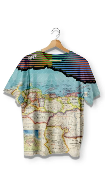 Franela FullPrint - Mapa VZLA